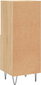 vidaXL - Dressoir - 34,5x34x90 - cm - bewerkt - hout - sonoma - eiken