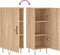 vidaXL - Dressoir - 34,5x34x90 - cm - bewerkt - hout - sonoma - eiken