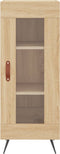 vidaXL - Dressoir - 34,5x34x90 - cm - bewerkt - hout - sonoma - eiken