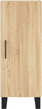 vidaXL - Dressoir - 34,5x34x90 - cm - bewerkt - hout - sonoma - eiken