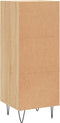 vidaXL - Dressoir - 34,5x34x90 - cm - bewerkt - hout - sonoma - eiken