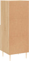 vidaXL - Dressoir - 34,5x34x90 - cm - bewerkt - hout - sonoma - eiken