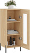 vidaXL - Dressoir - 34,5x34x90 - cm - bewerkt - hout - sonoma - eiken
