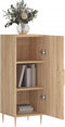 vidaXL - Dressoir - 34,5x34x90 - cm - bewerkt - hout - sonoma - eiken