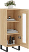 vidaXL - Dressoir - 34,5x34x90 - cm - bewerkt - hout - sonoma - eiken