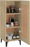 vidaXL - Dressoir - 34,5x34x90 - cm - bewerkt - hout - sonoma - eiken