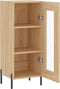 vidaXL - Dressoir - 34,5x34x90 - cm - bewerkt - hout - sonoma - eiken