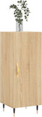 vidaXL - Dressoir - 34,5x34x90 - cm - bewerkt - hout - sonoma - eiken