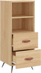 vidaXL - Dressoir - 34,5x34x90 - cm - bewerkt - hout - sonoma - eiken