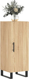vidaXL - Dressoir - 34,5x34x90 - cm - bewerkt - hout - sonoma - eiken