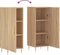 vidaXL - Dressoir - 34,5x34x90 - cm - bewerkt - hout - sonoma - eiken