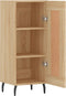 vidaXL - Dressoir - 34,5x34x90 - cm - bewerkt - hout - sonoma - eiken