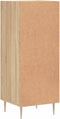 vidaXL - Dressoir - 34,5x34x90 - cm - bewerkt - hout - sonoma - eiken