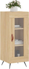 vidaXL - Dressoir - 34,5x34x90 - cm - bewerkt - hout - sonoma - eiken