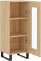 vidaXL - Dressoir - 34,5x34x90 - cm - bewerkt - hout - sonoma - eiken