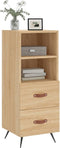 vidaXL - Dressoir - 34,5x34x90 - cm - bewerkt - hout - sonoma - eiken