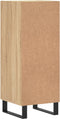 vidaXL - Dressoir - 34,5x34x90 - cm - bewerkt - hout - sonoma - eiken