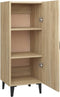 vidaXL - Dressoir - 34,5x34x90 - cm - bewerkt - hout - sonoma - eikenkleurig