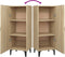 vidaXL - Dressoir - 34,5x34x90 - cm - bewerkt - hout - sonoma - eikenkleurig
