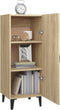 vidaXL - Dressoir - 34,5x34x90 - cm - bewerkt - hout - sonoma - eikenkleurig