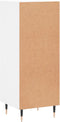 vidaXL - Dressoir - 34,5x34x90 - cm - bewerkt - hout - wit