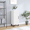 vidaXL - Dressoir - 34,5x34x90 - cm - bewerkt - hout - wit