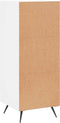 vidaXL - Dressoir - 34,5x34x90 - cm - bewerkt - hout - wit