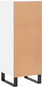 vidaXL - Dressoir - 34,5x34x90 - cm - bewerkt - hout - wit
