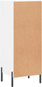 vidaXL - Dressoir - 34,5x34x90 - cm - bewerkt - hout - wit