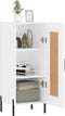 vidaXL - Dressoir - 34,5x34x90 - cm - bewerkt - hout - wit