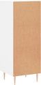 vidaXL - Dressoir - 34,5x34x90 - cm - bewerkt - hout - wit