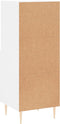 vidaXL - Dressoir - 34,5x34x90 - cm - bewerkt - hout - wit