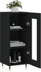 vidaXL - Dressoir - 34,5x34x90 - cm - bewerkt - hout - zwart