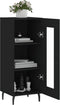 vidaXL - Dressoir - 34,5x34x90 - cm - bewerkt - hout - zwart