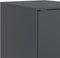 vidaXL - Dressoir - 34,5x39x107 - cm - staal - antracietkleurig