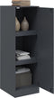 vidaXL - Dressoir - 34,5x39x107 - cm - staal - antracietkleurig
