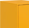 vidaXL - Dressoir - 34,5x39x107 - cm - staal - mosterdgeel