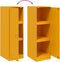 vidaXL - Dressoir - 34,5x39x107 - cm - staal - mosterdgeel