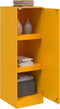 vidaXL - Dressoir - 34,5x39x107 - cm - staal - mosterdgeel