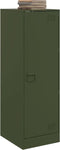 vidaXL - Dressoir - 34,5x39x107 - cm - staal - olijfgroen
