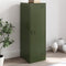 vidaXL - Dressoir - 34,5x39x107 - cm - staal - olijfgroen