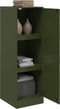 vidaXL - Dressoir - 34,5x39x107 - cm - staal - olijfgroen