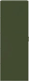 vidaXL - Dressoir - 34,5x39x107 - cm - staal - olijfgroen