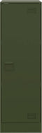 vidaXL - Dressoir - 34,5x39x107 - cm - staal - olijfgroen