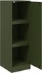 vidaXL - Dressoir - 34,5x39x107 - cm - staal - olijfgroen