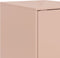 vidaXL - Dressoir - 34,5x39x107 - cm - staal - roze