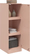 vidaXL - Dressoir - 34,5x39x107 - cm - staal - roze