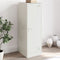 vidaXL - Dressoir - 34,5x39x107 - cm - staal - wit