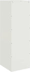 vidaXL - Dressoir - 34,5x39x107 - cm - staal - wit