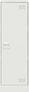vidaXL - Dressoir - 34,5x39x107 - cm - staal - wit